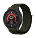 Samsung Galaxy Watch 5 Pro nylon band (donkergroen)