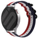Huawei Watch GT 3 42mm nylon gesp band (3-kleurig)
