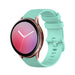Samsung galaxy watch Active Luxe Siliconen bandje (aqua)