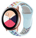 Samsung Galaxy Watch Active Sport Strap (Light Blue/Rainbow)