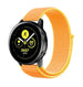 Samsung Galaxy Watch Active nylon band (lichtgeel)