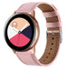 Samsung Galaxy Watch Active modern leren band (roze)