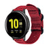 Samsung Galaxy Watch Active nylon gesp band (rood)