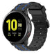 Samsung Galaxy Watch Active Silicone Strap Tough (Black/Blue)