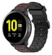 Samsung Galaxy Watch Active sport gesp band (zwart/rood)