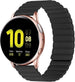 Samsung Galaxy Watch Active magnetisch siliconen bandje (zwart)
