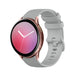 Samsung galaxy watch Active Luxe Siliconen bandje (grijs)