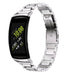Samsung Gear Fit 2 / Gear Fit 2 Pro stalen band (zilver)