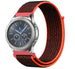 Samsung Gear S3 nylon band (zwart/oranje)