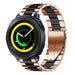 Samsung Gear Sport stalen band (roségoud/zwart)