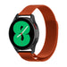 Samsung Galaxy Watch 4 - 44mm Milanese band (oranje)