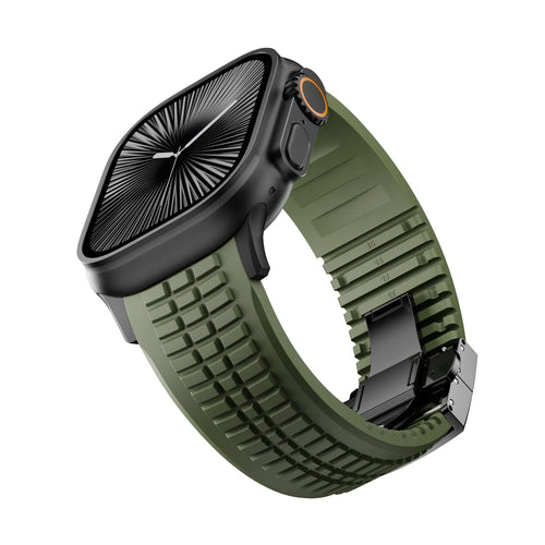 Apple Watch premium silicone band (groen)