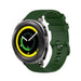 Samsung Gear Sport Luxe Siliconen bandje (legergroen)
