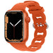 Apple Watch silicone chain band (oranje)