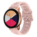 Samsung Galaxy Watch Active siliconen bandje met patroon (roze)