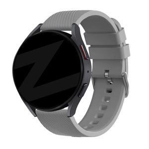 Bandz Amazfit Cheetah (Pro) siliconen band 'Deluxe' (grijs)