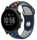 Fossil Gen 5 sport band (donkerblauw kleurrijk)
