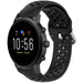 Fossil Gen 5 siliconen bandje met gaatjes (zwart)