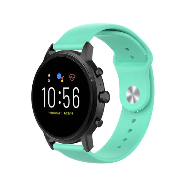Fossil Gen 4 Explorist (HR) sport band (aqua)