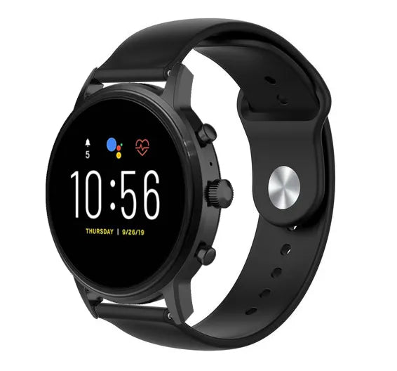 Fossil Gen 4 Explorist (HR) sport band (zwart)