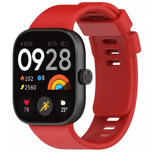 Redmi Watch 4 siliconen bandje (rood)