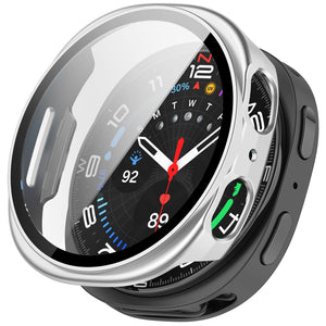 Samsung Galaxy Watch 8 - 40mm / 9 - 40mm Hard Case with Glass (Silver)