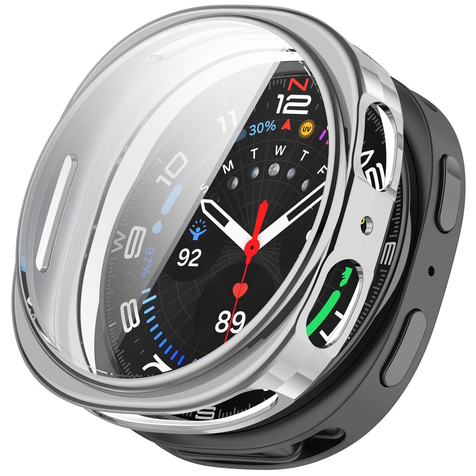 Samsung Galaxy Watch 8 - 40mm TPU case (zilver)