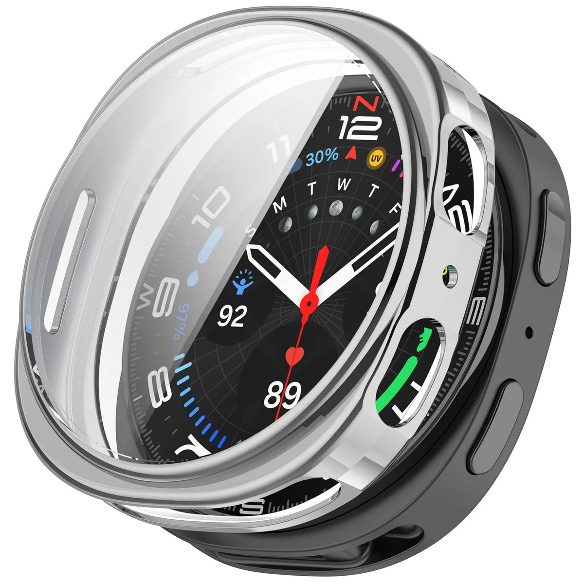 Samsung Galaxy Watch 8 - 40mm / 9 - 40mm TPU Case (Silver)