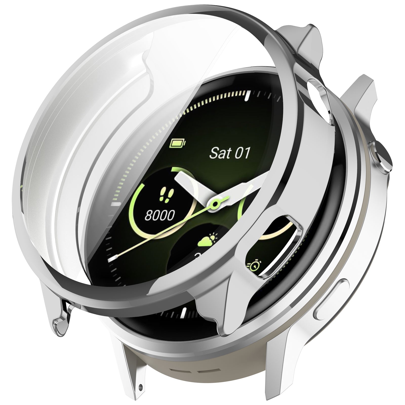 Garmin Venu 4 - 45mm TPU case (zilver)