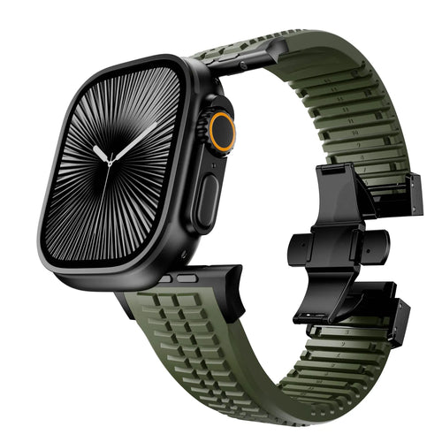 Apple Watch premium silicone band (groen)