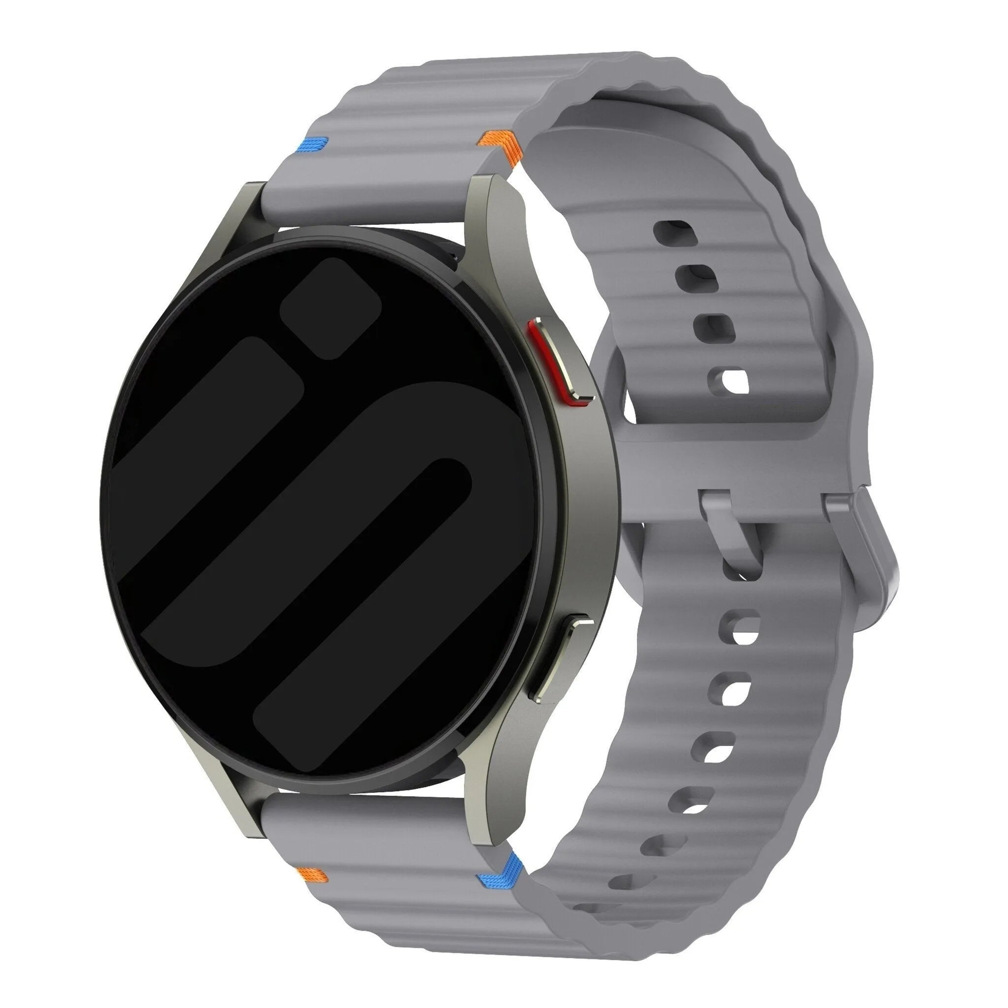 Suunto 9 Peak wave siliconen bandje (donkergrijs)