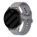 TicWatch 22mm wave siliconen bandje (donkergrijs)