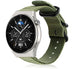 Huawei Watch GT 3 Pro 46mm nylon gesp band (groen)