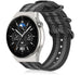 Huawei Watch GT 3 Pro 46mm nylon gesp band (zwart/grijs)