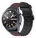 Samsung Galaxy Watch 3 45mm sport gesp band (zwart/rood)