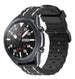 Samsung Galaxy Watch 3 45mm sport gesp band (zwart/wit)