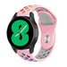 Samsung Galaxy Watch 4 - 40mm sport band (roze/kleurrijk)