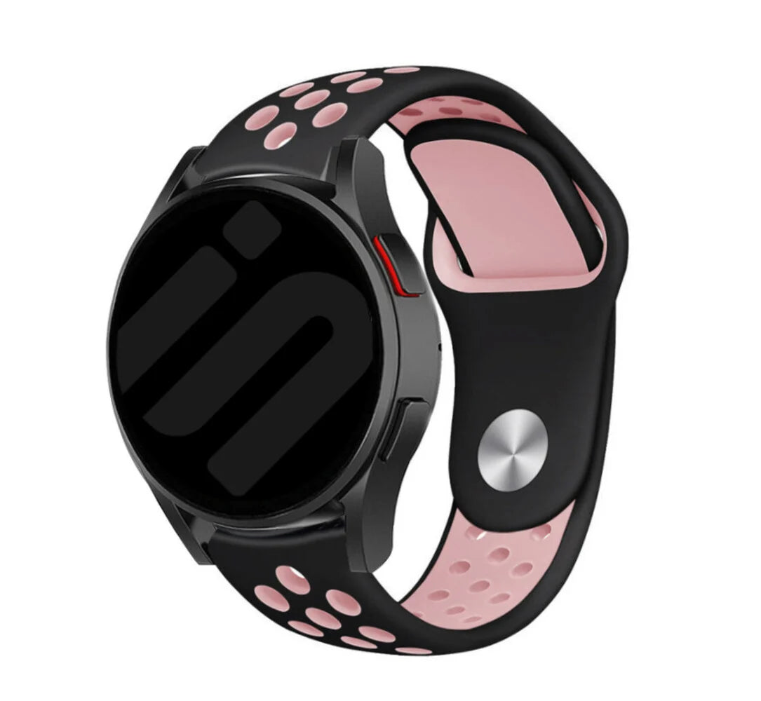 Samsung Galaxy Watch Active Sport Strap (Black/Pink)