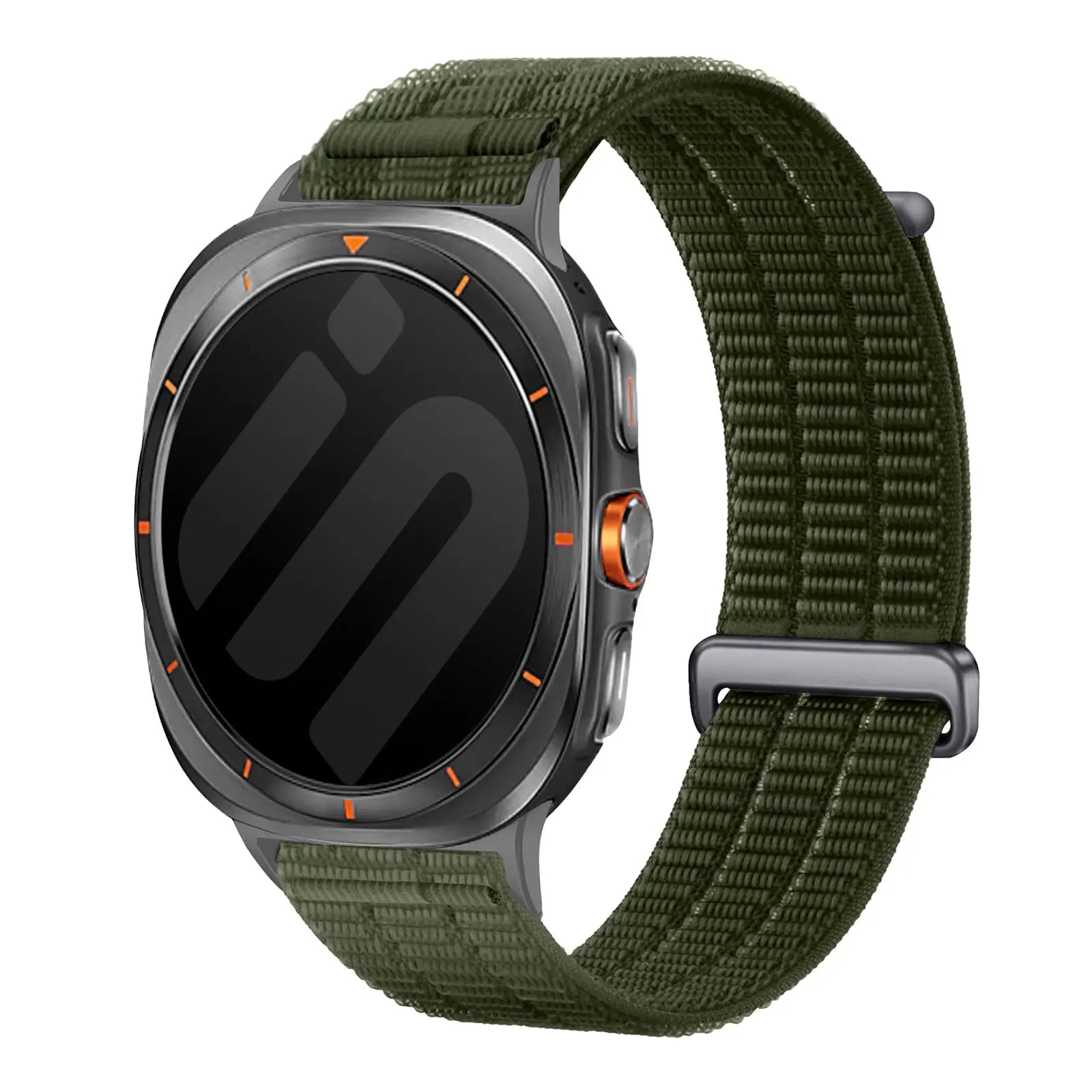 Samsung Galaxy Watch Ultra 2 nylon air band (donkergroen)