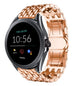 Fossil Gen 5e - 44mm stalen draak band (rosé goud)