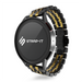 Xiaomi Mi Watch duo stalen schakel band (zwart/goud)