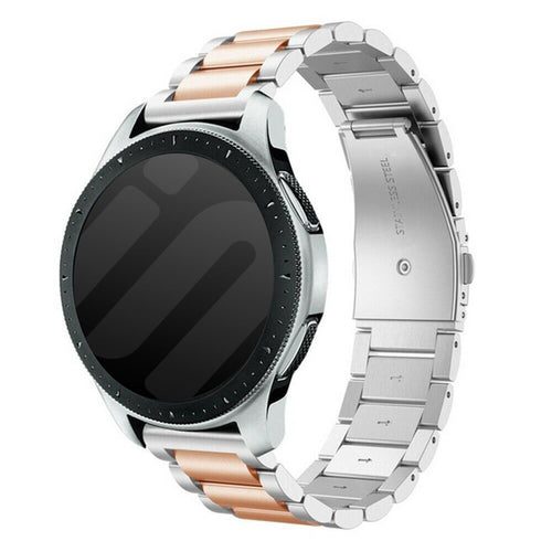 Garmin Vivomove Trend stalen band (zilver/roségoud)