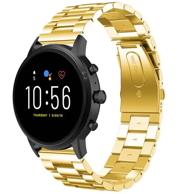 Fossil Gen 4 Explorist (HR) stalen band (goud)