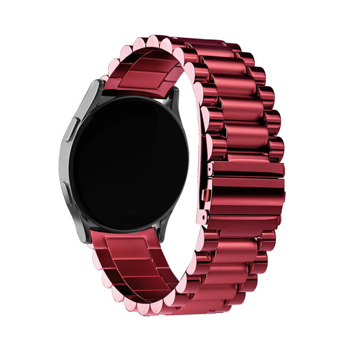 Samsung Galaxy Watch 5 - 44mm stalen band (wijnrood)