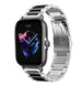 Amazfit GTS 3 stalen band (zilver/zwart)