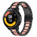 Xiaomi Watch S1 stalen band (zwart/roze)