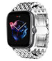 Amazfit GTS 3 stalen draak band (zilver)
