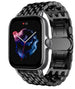 Amazfit GTS 3 stalen draak band (zwart)