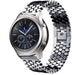 Samsung Gear S3 stalen vis band (zwart)