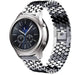 Samsung Gear S3 stalen vis band (zwart)